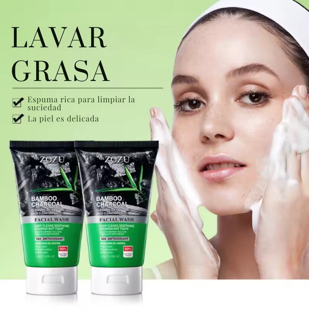 Limpieza Pura™ Carbón de Bambú Facial Wash