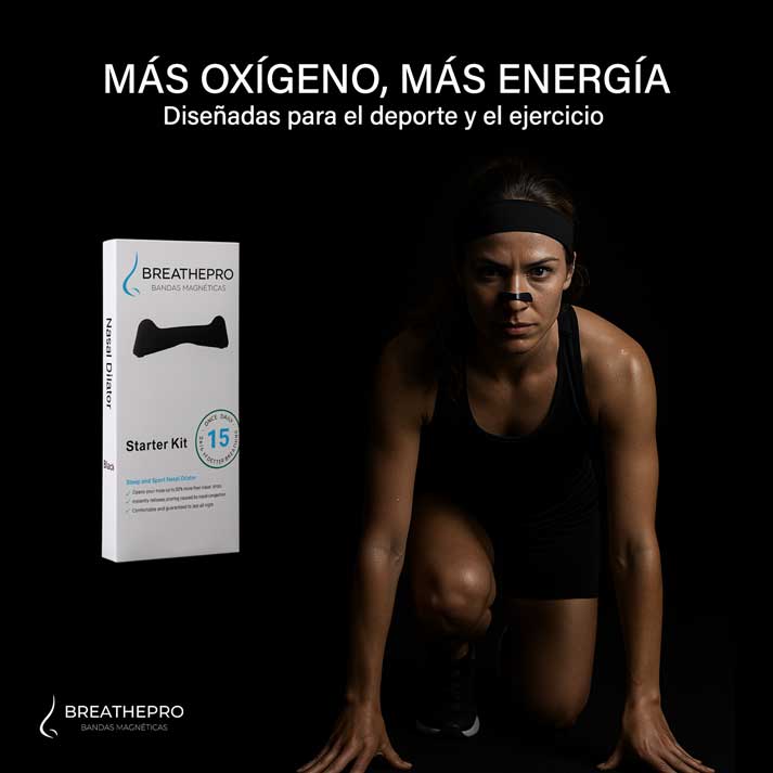 BREATHEPRO - BANDAS MAGNÉTICAS PARA DEJAR DE RONCAR Y RESPIRAR MEJOR