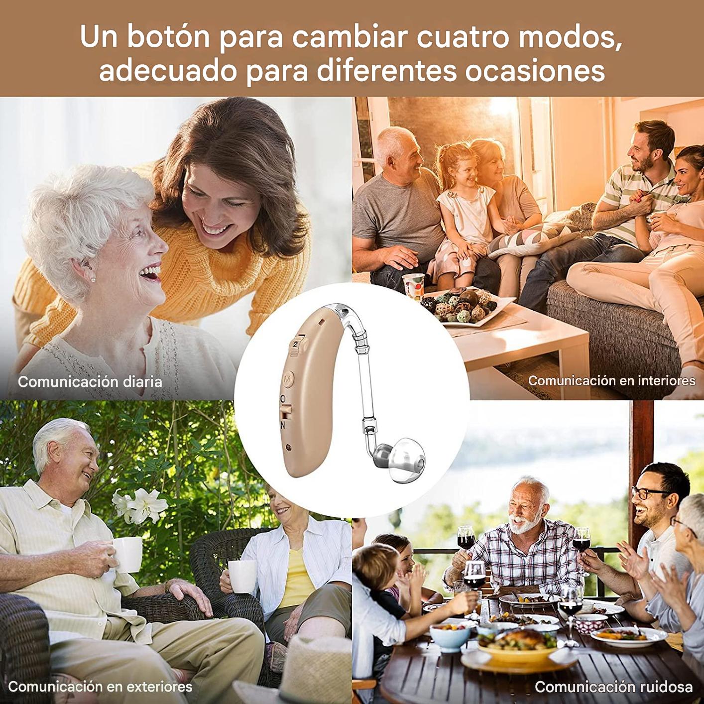 Amplificadores auditivos para adultos