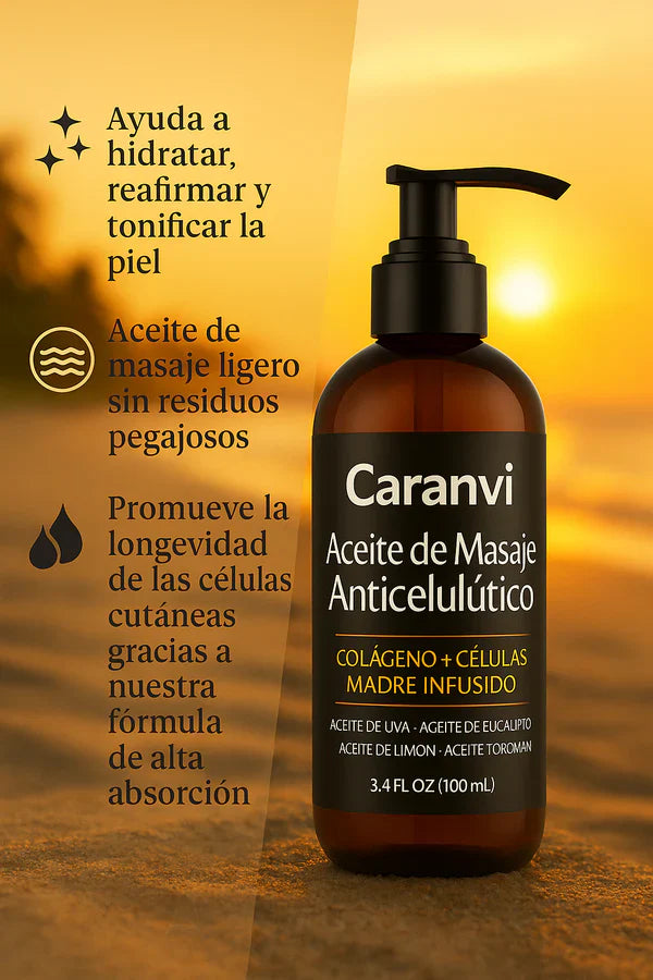 Aceite reafirmante anticelulítico para mujeres