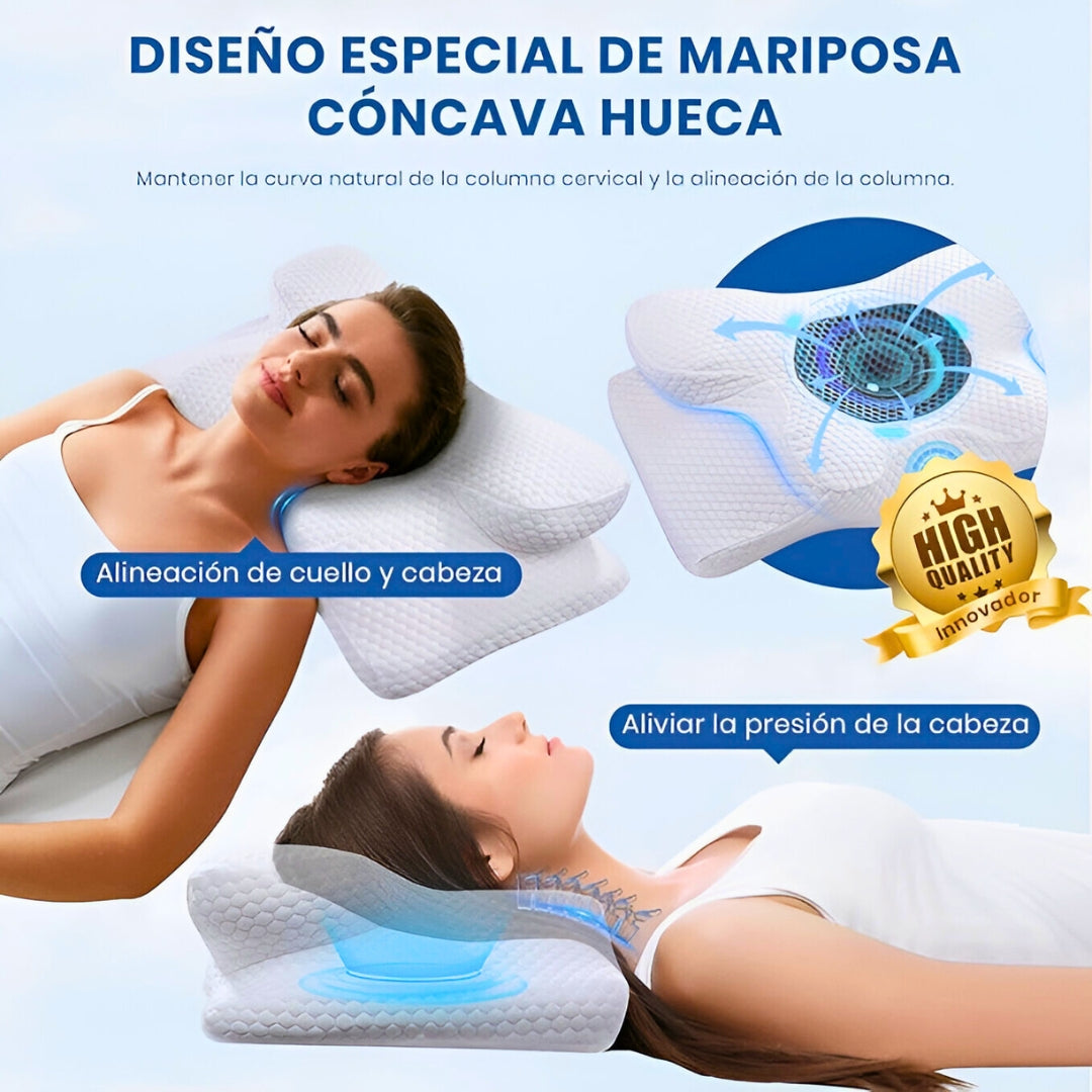 Almohada Cervical Ergonómica – Duerme Mejor, Despierta Sin Dolor
