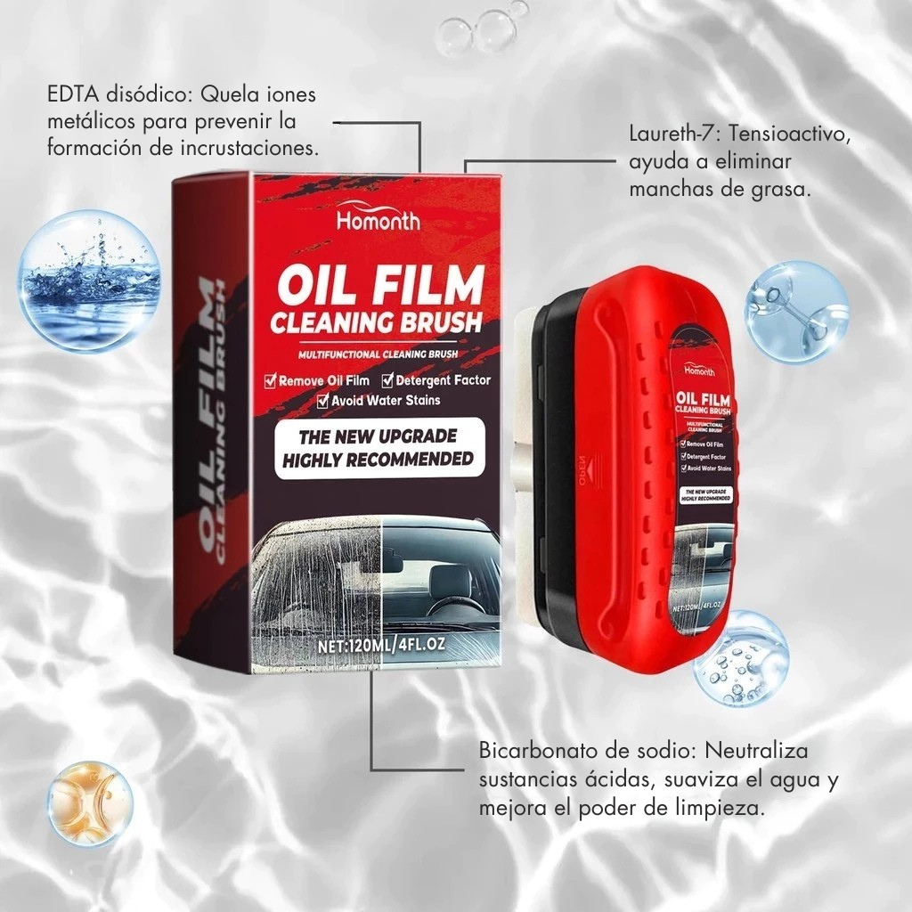 Oil Film Cleaning Brush – Visión Clara para una Conducción Más Segura