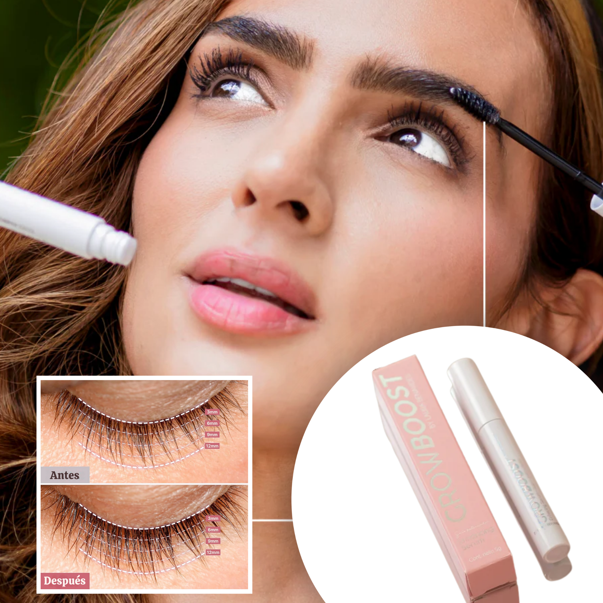 Cejas y Pestañas Más Largas en 4 Semanas – Sérum Fortalecedor Vegano