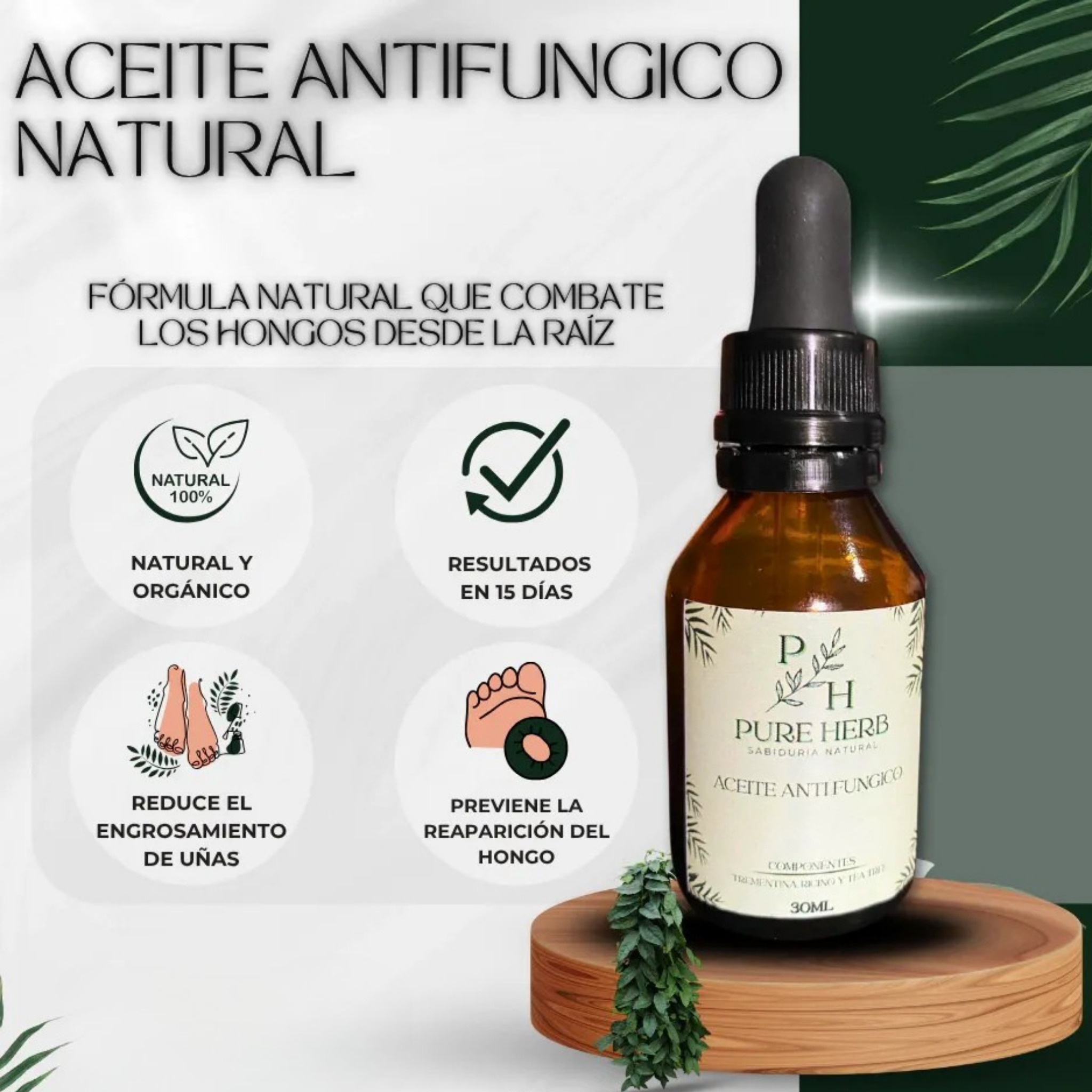Aceite Antihongos Natural – Tratamiento para Uñas