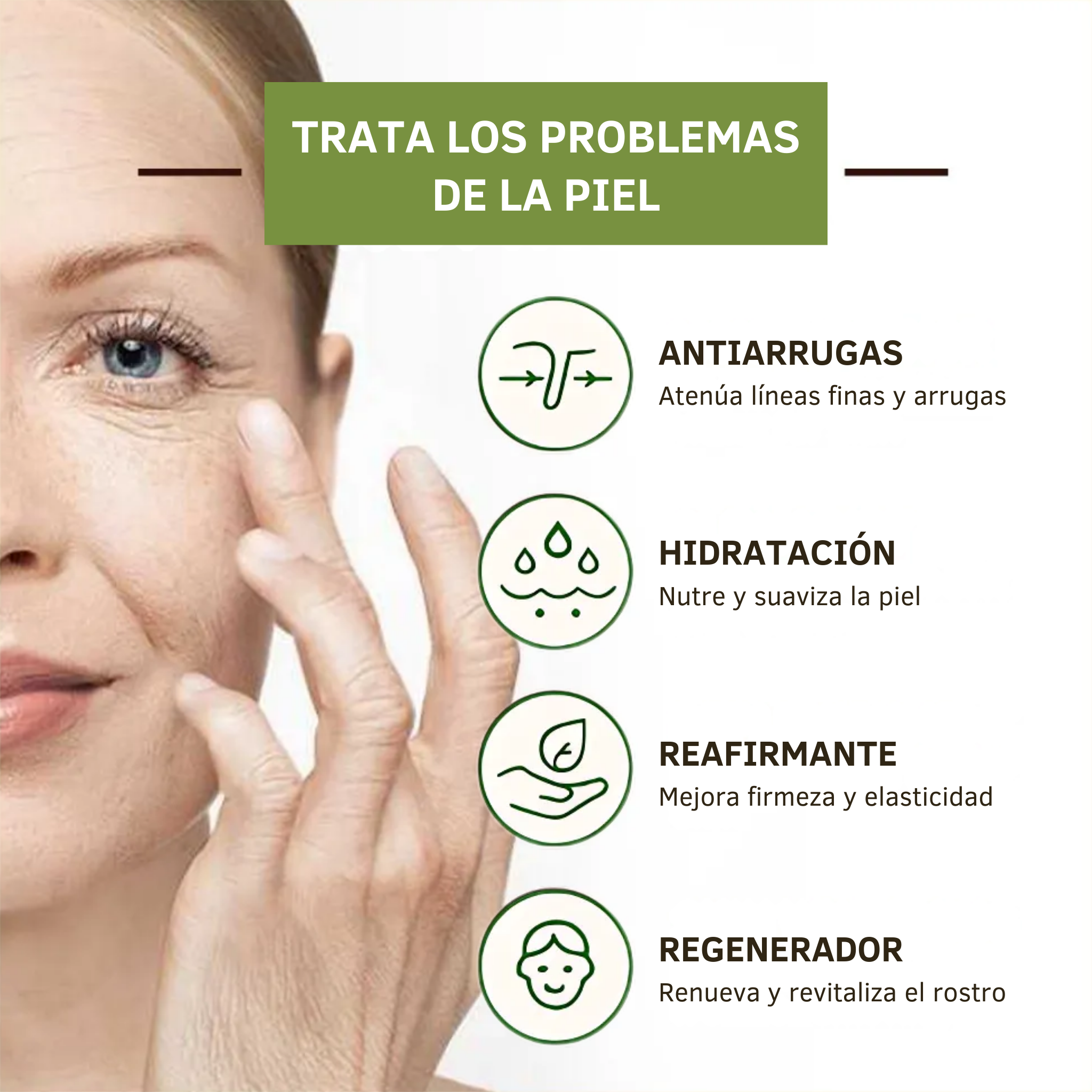 Sérum Facial con Retinol, Argán y Lavanda – Antiarrugas, Hidratante y Reafirmante Nocturno