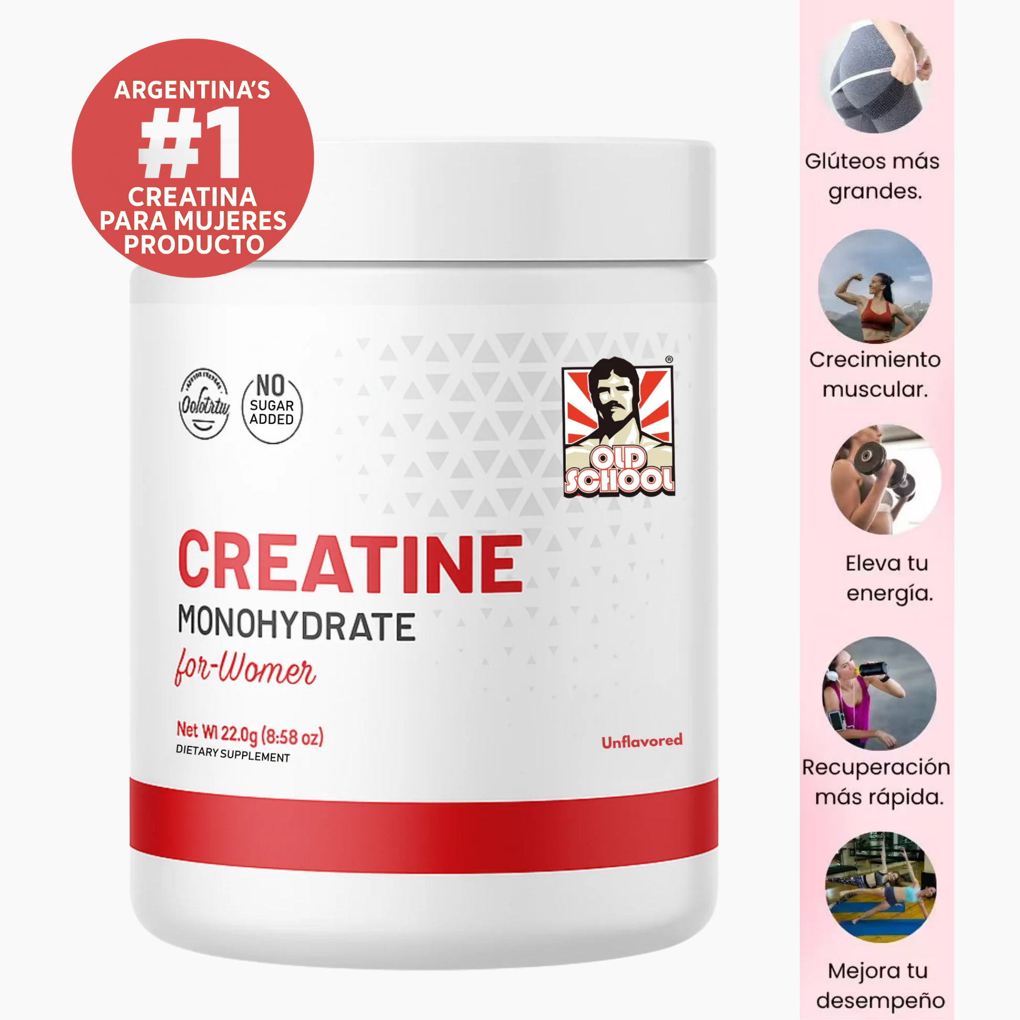 Creatina Monohidratada para Mujeres – Energía, Resistencia y Tonificación