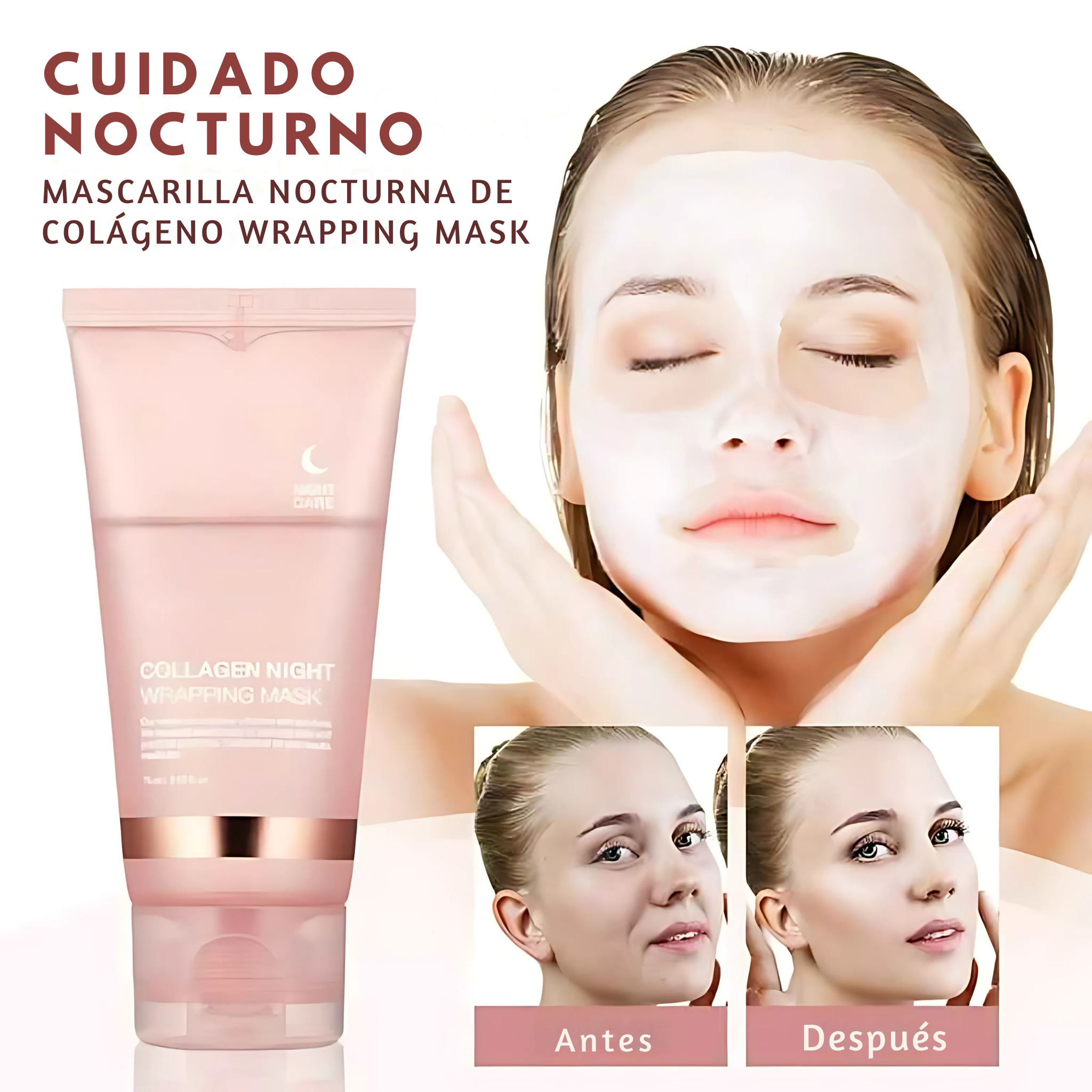 Mascarilla Nocturna de Colágeno – Hidratación Profunda y Rejuvenecimiento Visible