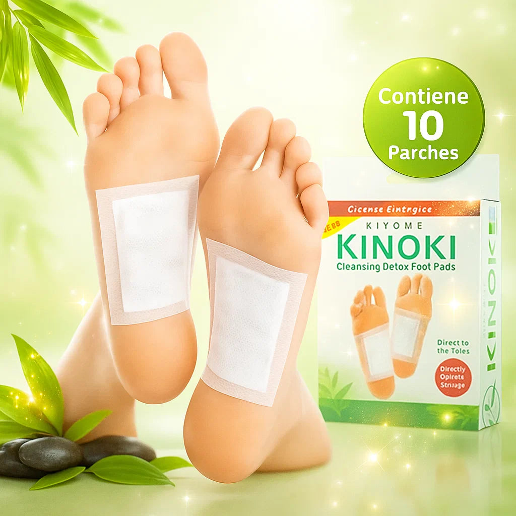 Almohadillas desintoxicantes para pies Kinoki