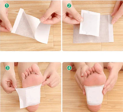 Almohadillas desintoxicantes para pies Kinoki