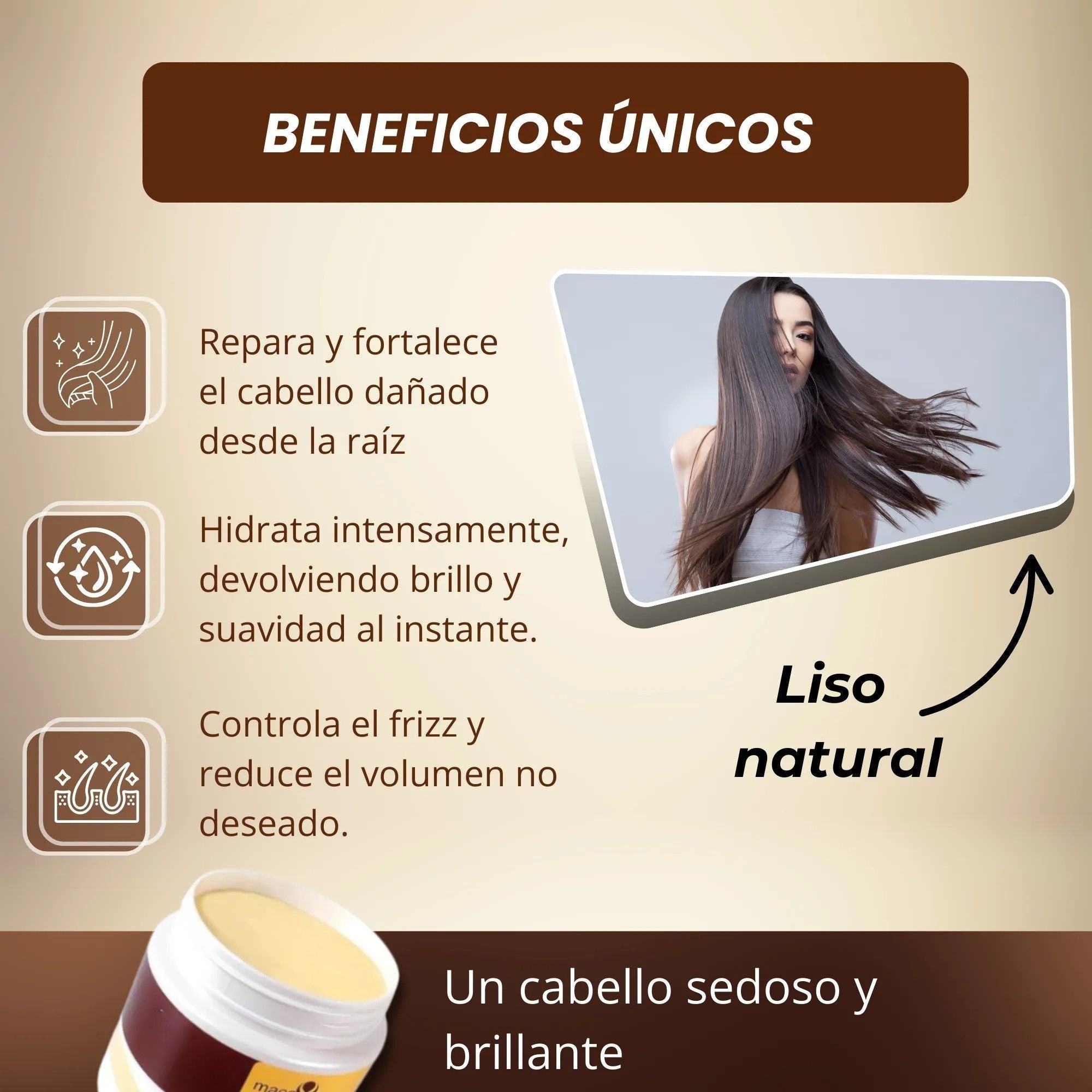 MASCARILLA CAPILAR MILAGROSA – Hidratación Profunda, Brillo Natural y Fuerza Restaurada