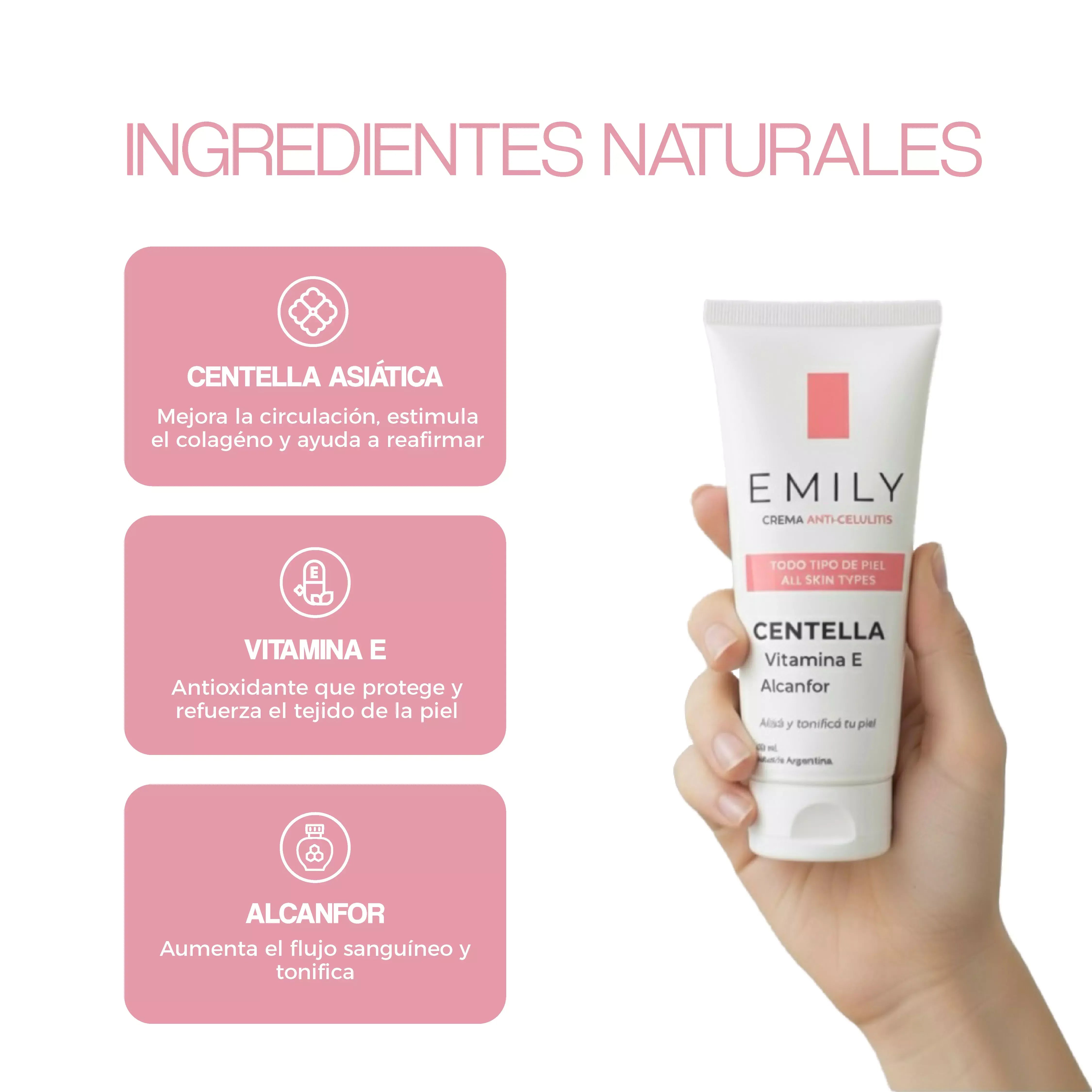 Crema Anticelulitis con Centella y Vitamina E