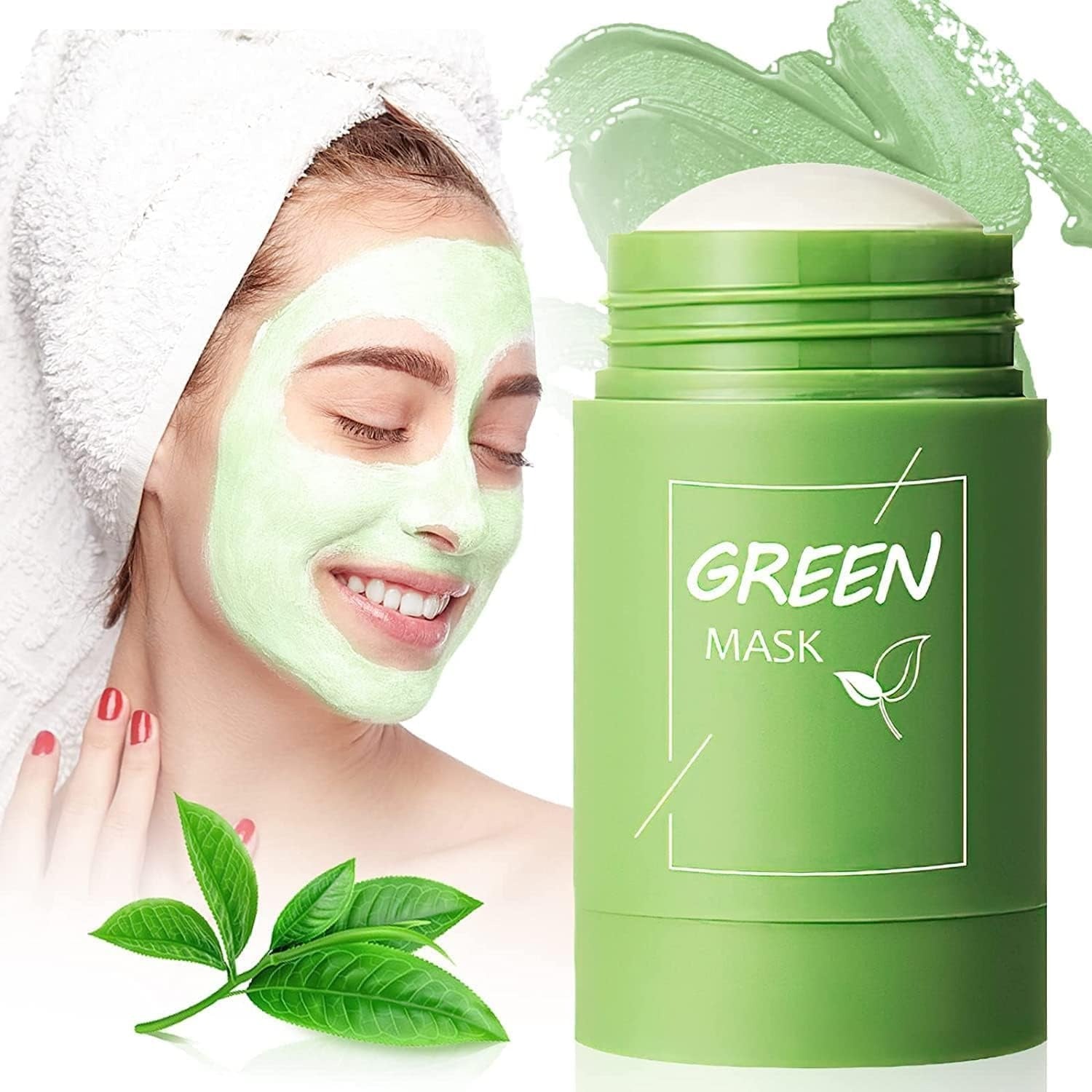 Mascarilla en Barra de Té Verde – Piel Suave e Hidratada al Instante