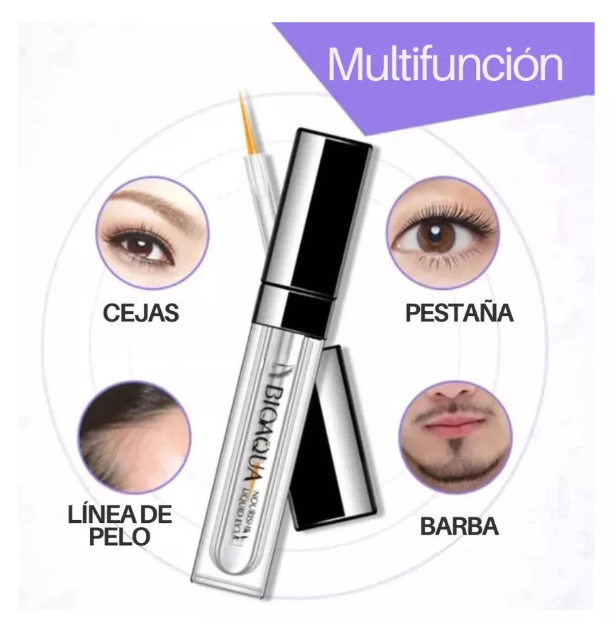 BIOAQUA™️ Crece Cejas y Pestañas al Máximo – 2x1 con Vitamina E
