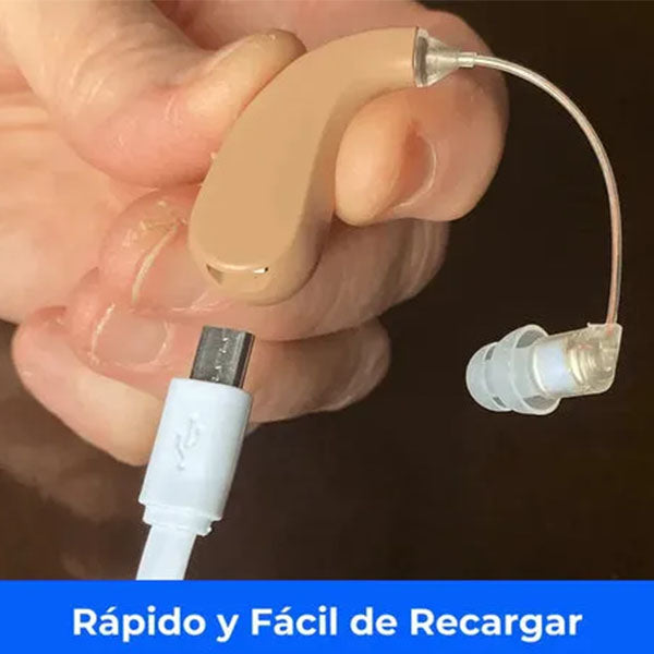 Audífono Recargable – Amplificador de Sonido para Mayores