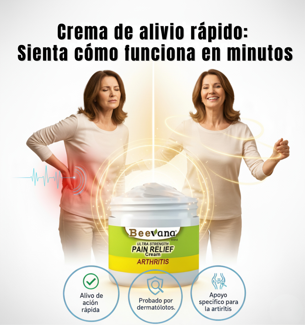 Crema de alivio rápido: Sienta cómo funciona en minutos