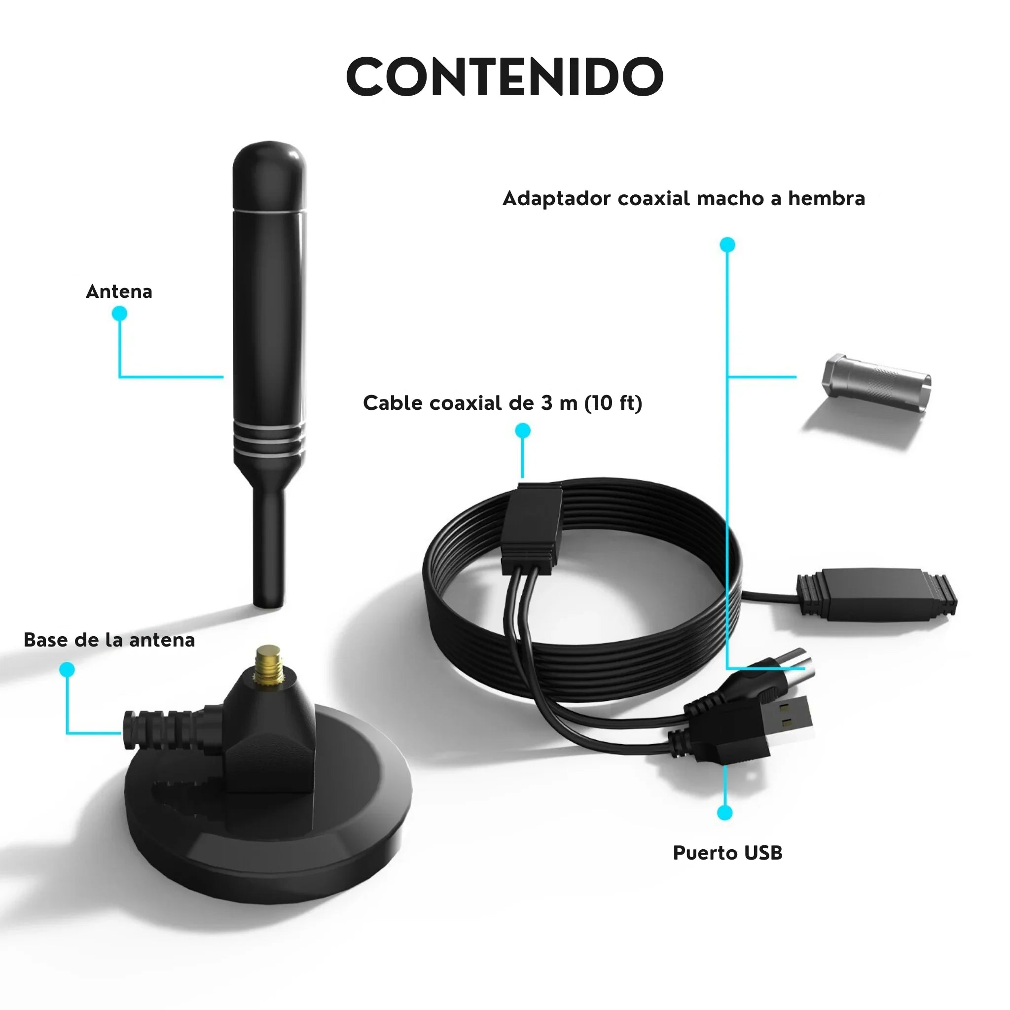 Antena HDTV digital: ¡Mejore su señal en cualquier momento y en cualquier lugar!