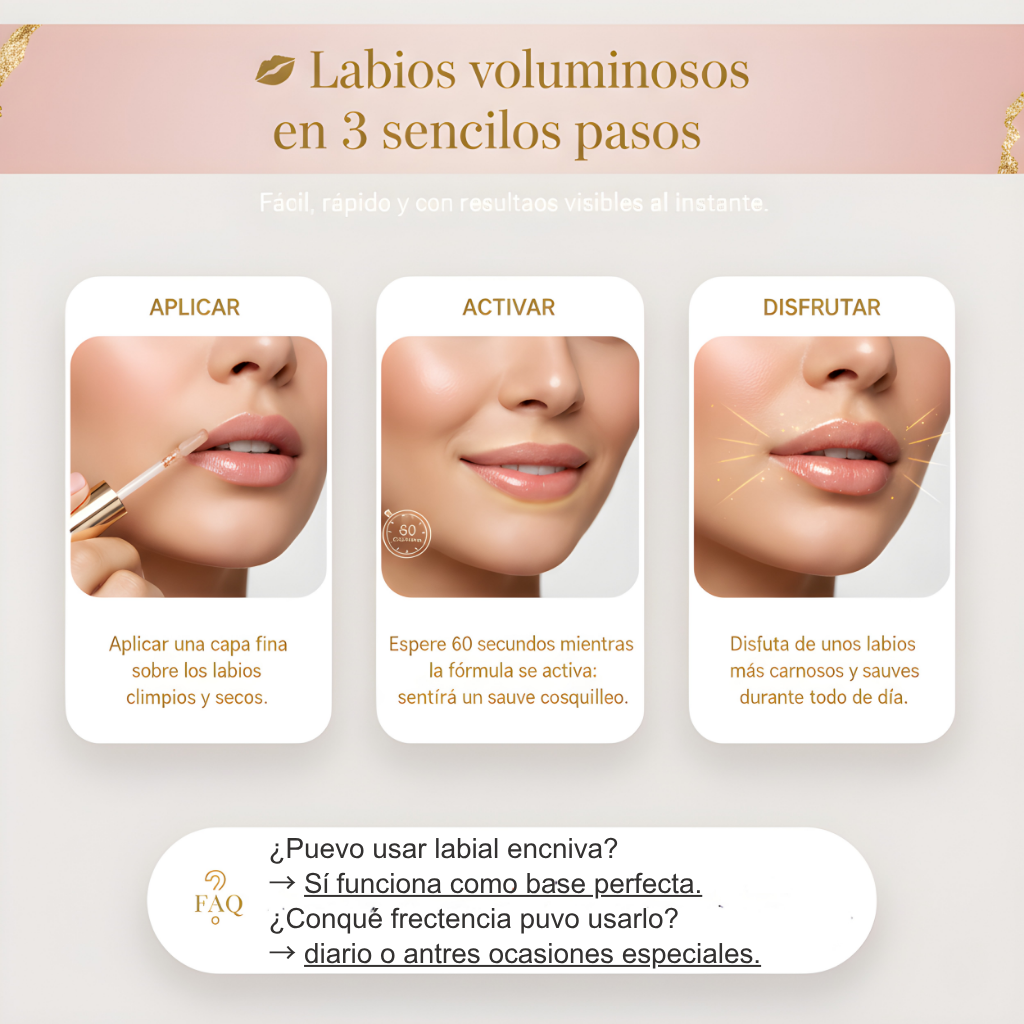 Brillo de Labios - Transforma tus labios al instante: sin agujas ni filtros "OFERTA 2X1"