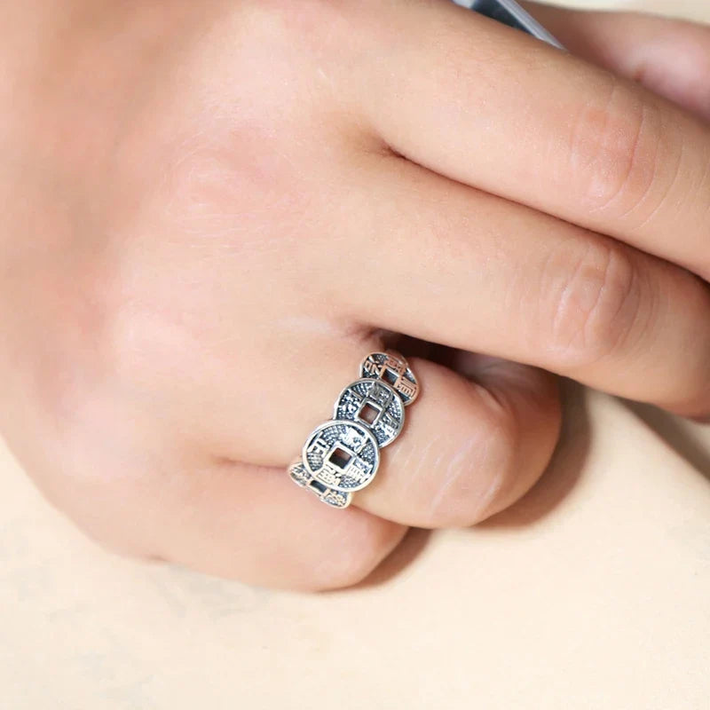 Anillo de la fortuna Feng Shui (Oferta 2x1): Atrae riqueza, suerte y energía positiva