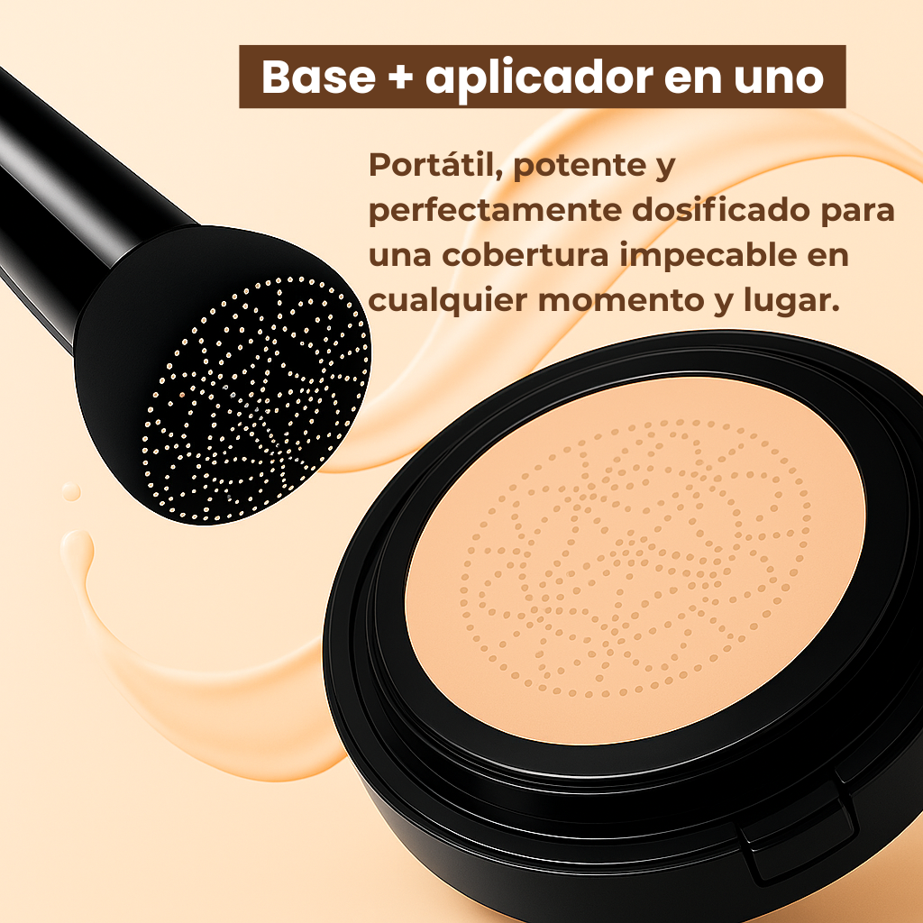 Cushion Base 4 en 1 – Cobertura Impecable e Hidratación Instantánea