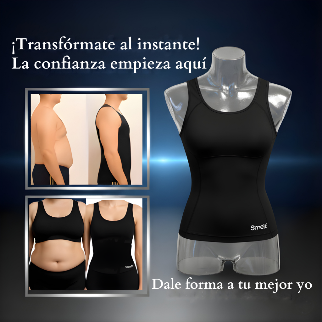 Camiseta moldeadora Smelt Sauna: quema grasa más rápido