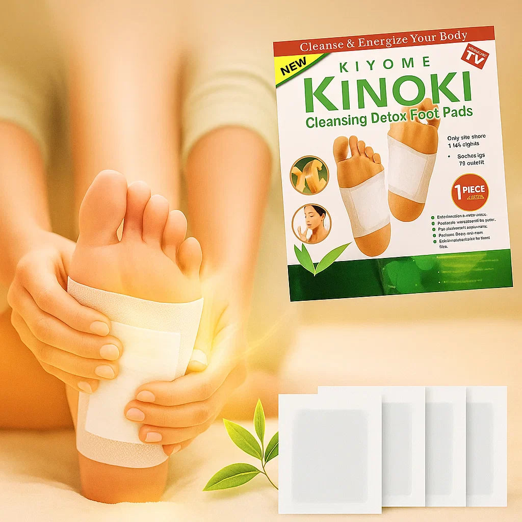 Almohadillas desintoxicantes para pies Kinoki