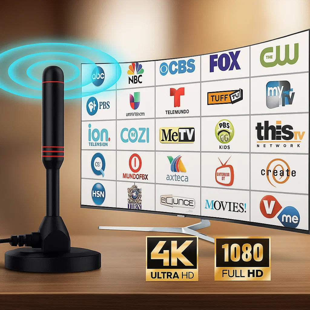 Antena HDTV digital: ¡Mejore su señal en cualquier momento y en cualquier lugar!