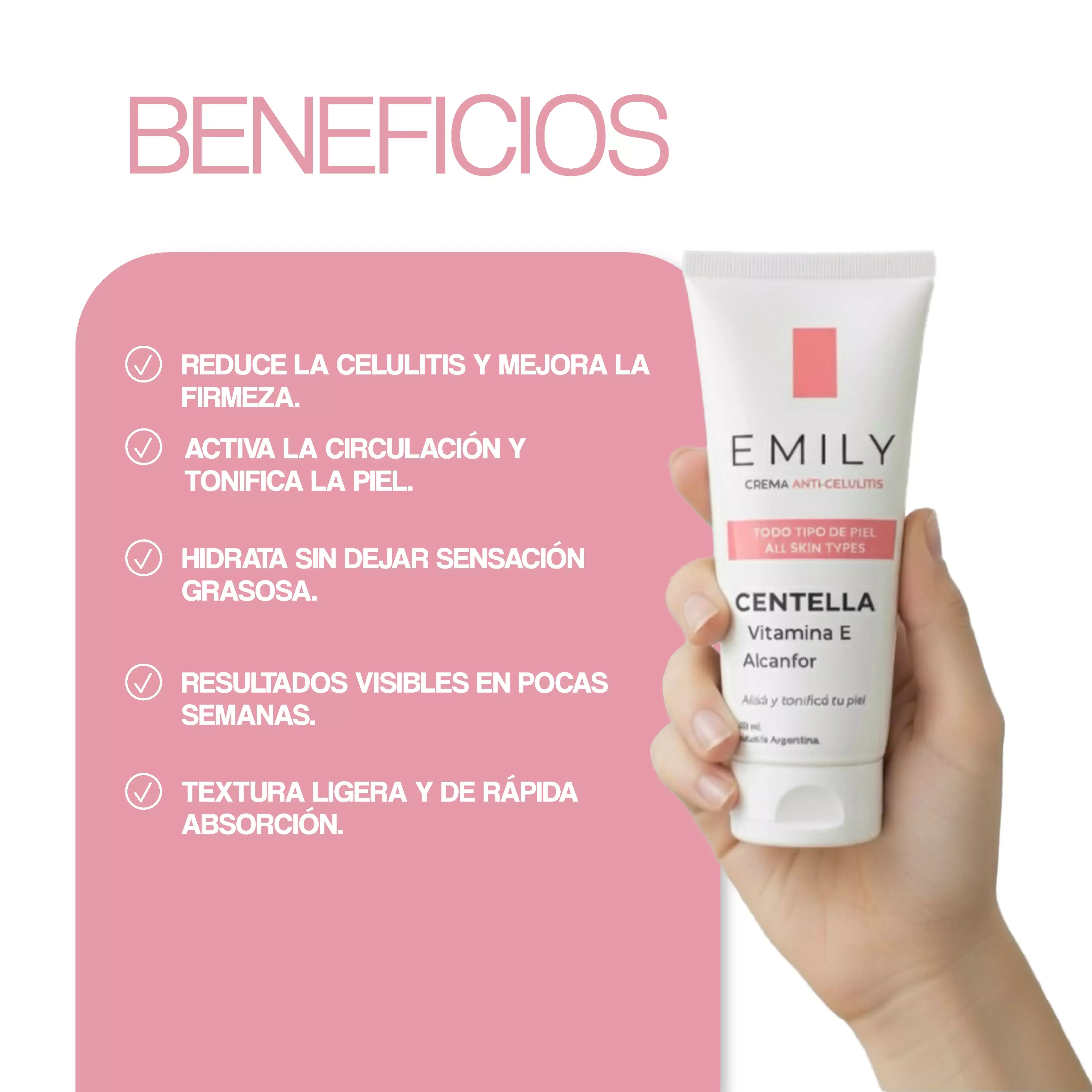 Crema Anticelulitis con Centella y Vitamina E