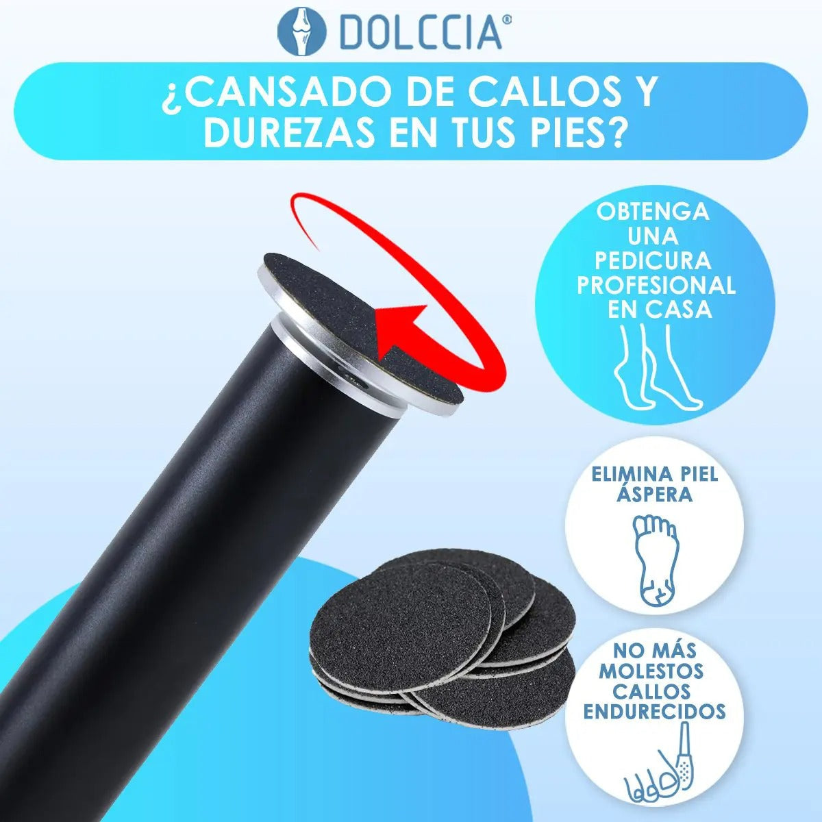 Lima Eléctrica DOLCCIA® – Pies Suaves al Instante
