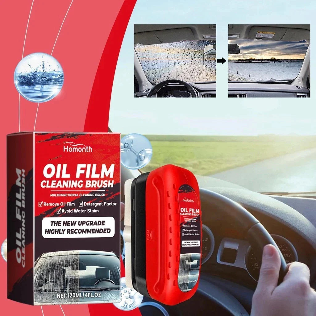 Oil Film Cleaning Brush – Visión Clara para una Conducción Más Segura